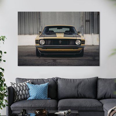Картина машина Ford Mustang 1970 года 51x34 см (1254-1) 1254-1_M фото