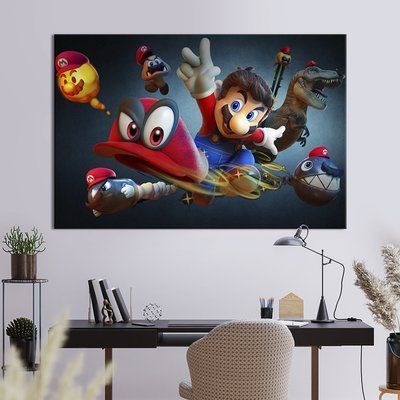 Картина супергерои Super Mario 51x34 см (1512-1) 1512-1_M фото