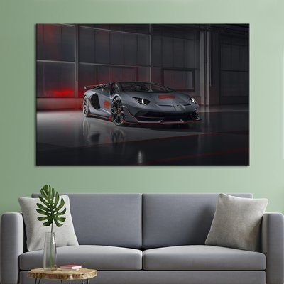 Картина машина Восхтитительный автомобиль Lamborghini 51x34 см (1263-1) 1263-1_M фото