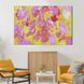 Картина абстракция Контрастные розовый, красный и желтый цвета 51x34 см (1042-1) 1042-1_M фото 1