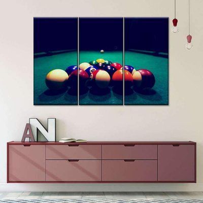 Модульна картина Більярдний стіл 78x48 см (M3_M_132) M3_M_132 фото