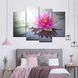 Модульная картина Алая лилия на воде 89x56 см (M4_M_235) M4_M_235 фото 1
