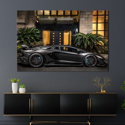 Картина машина Lamborghini Aventador SVJ Roadster 51x34 см (1334-1) 1334-1_M фото