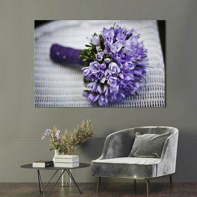 Картина цветы картина на холсте Букет фрезий 51x34 см (783-1) 783-1_M фото