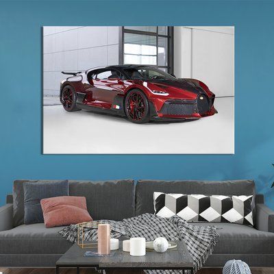 Картина машина Bugatti Divo 51x34 см (1300-1) 1300-1_M фото