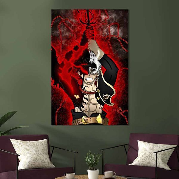 Картина в офис Могучий Аста - герой аниме Чёрный клевер 51x34 см (2an_43) 2an_43_M фото