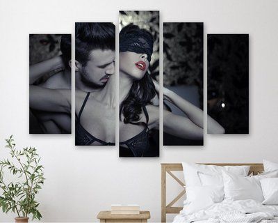 Модульная картина на холсте Мужчина и женщина112x68 см (M5_M_53) M51_M_53 фото