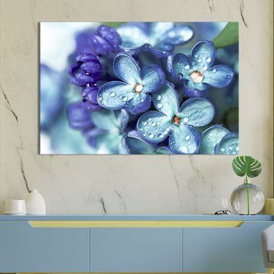 Картина на холсте Синие цветы 51x34 см (235-1) 235-1_M фото
