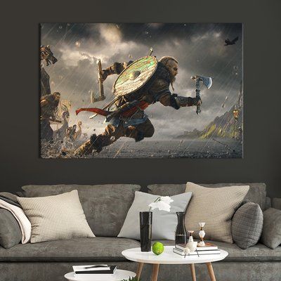 Картина супергерои Эйвор, Assassin's Creed: Valhalla 51x34 см (1458-1) 1458-1_M фото