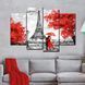 Модульна картина Кураж та Париж 89x56 см (M4_M_29) M4_M_29 фото 1