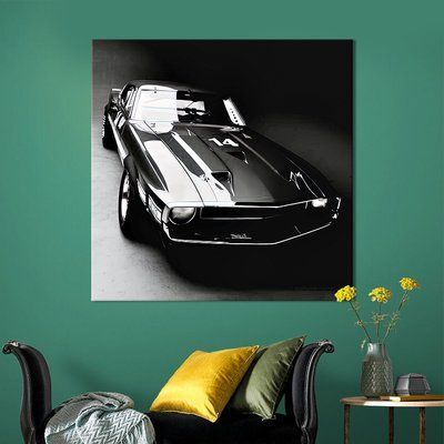 Картина в офис Изысканный автомобиль Ford Mustang 50х50 см (1art_86) 1art_86_L фото