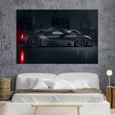 Картина машина Автомобиль Ford GT Liquid Carbon 51x34 см (1258-1) 1258-1_M фото
