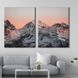 Модульная картина на холсте диптих Природа Заснеженые горы 79x50 см (MK21226) MK21226_M фото 2