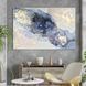 Картина абстракция Сине-серые разводы с золотистым 51x34 см (1233-1) 1233-1_M фото 1
