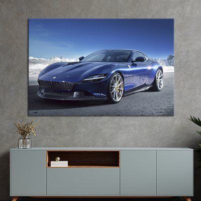 Картина машина Ferrari Roma 51x34 см (1294-1) 1294-1_M фото