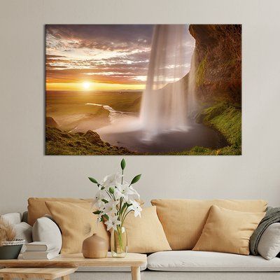 Картина на холсте Водопад в Ирландии 51x34 см (575-1) 575-1_M фото