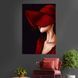 Картина в офис Роскошная женщина в красной шляпе 51x34 см (2art_211) 2art_211_M фото 1
