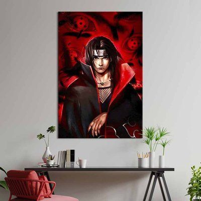 Картина в офис Загадочный Итати Утиха в чёрном плаще 51x34 см (2an_47) 2an_47_M фото