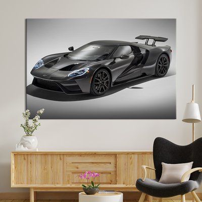 Картина машина Автомобиль Ford GT 51x34 см (1259-1) 1259-1_M фото