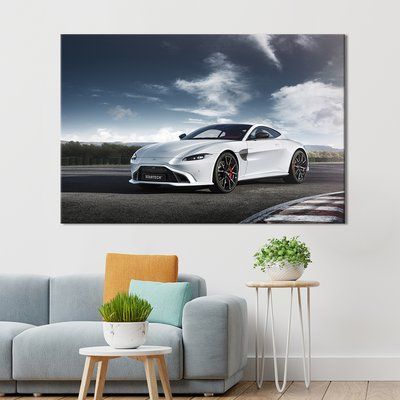 Картина машина Автомобіль Aston Martin Vantage 51x34 см (1402-1) 1402-1_M фото