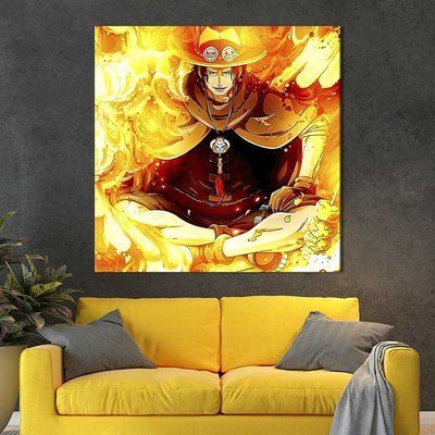 Картина в офіс Портгас Д. Ейс з аніме One Piece 50х50 см (1an_7) 1an_7_L фото