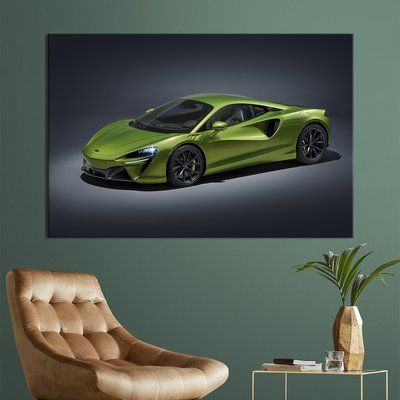 Картина машина Спортивний автомобіль McLaren Artura 51x34 см (1281-1) 1281-1_M фото