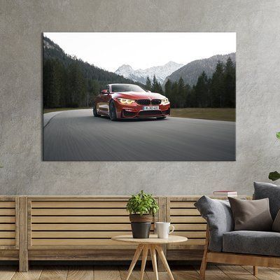 Картина машина Червоний BMW 51x34 см (1381-1) 1381-1_M фото