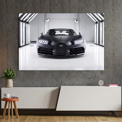 Картина машина Bugatti Chiron 51x34 см (1296-1) 1296-1_M фото
