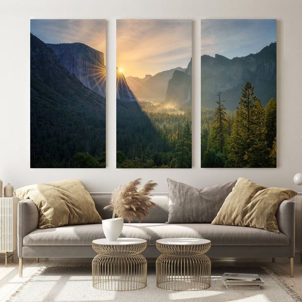 Модульна картина Сонце за горами 78x48 см (M3_M_11) M3_M_11 фото
