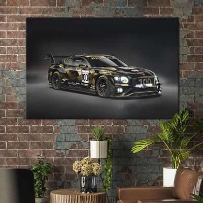 Картина машина Спортивный автомобиль Bentley Continental 51x34 см (1260-1) 1260-1_M фото