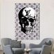 Картина в офис Поп-арт череп с знаком бренда Louis Vuitton 51x34 см (2art_88) 2art_88_M фото 2
