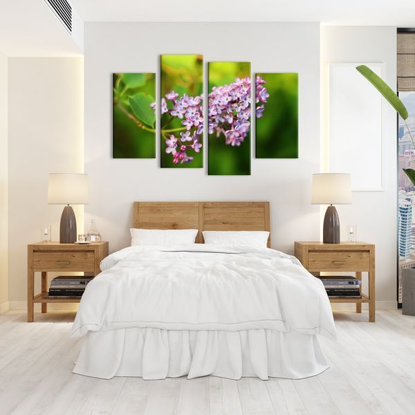Модульная картина из 4 частей Ветка сирени 89x56 см (M4_M_577) M4_M_577 фото