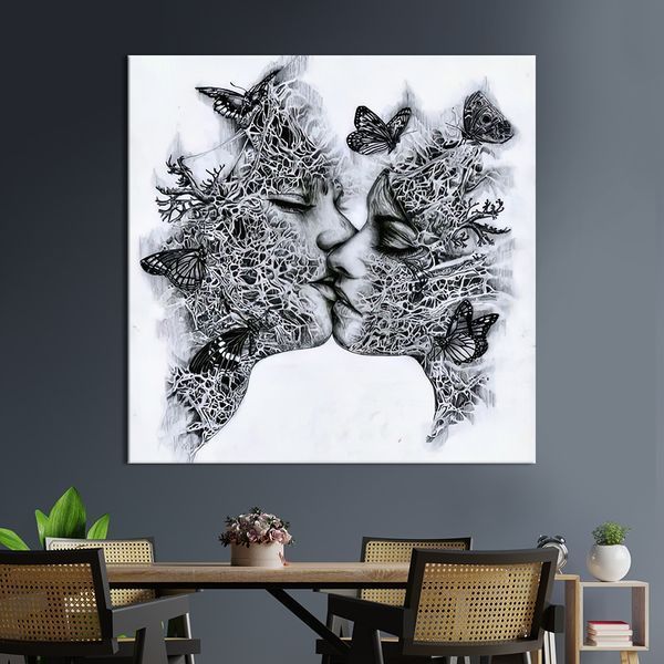 Картина в офіс Абстракція поцілунок природи 50х50 см (1art_71) 1art_71_L фото