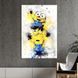 Картина в офіс Пара веселих Міньйонів з мультфільму 51x34 см (2art_59) 2art_59_M фото 1