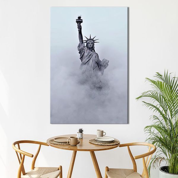 Картина в офис Знаменитая Статуя Свободы в тумане 51x34 см (2art_127) 2art_127_M фото