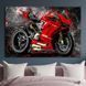 Картина Червоний мотоцикл Ducati 51x34 см (MAI704_M) (MAI704_M) фото 3