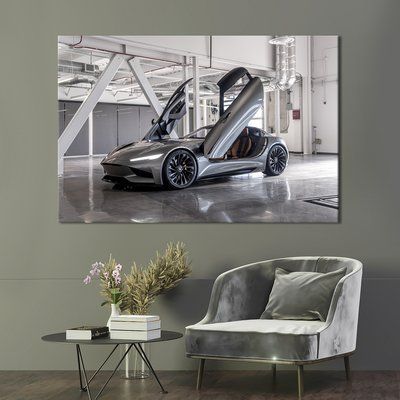 Картина машина Автомобіль Karma SC2 51x34 см (1332-1) 1332-1_M фото