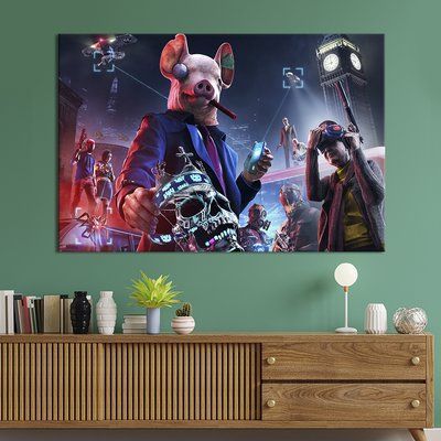 Картина супергерої Watch Dogs: Legion 51x34 см (1527-1) 1527-1_M фото