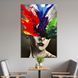 Картина в офис Абстракция девушка и взрыв ярких красок 51x34 см (2art_45) 2art_45_M фото 2