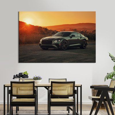 Картина машина Bentley Continental 51x34 см (1255-1) 1255-1_M фото