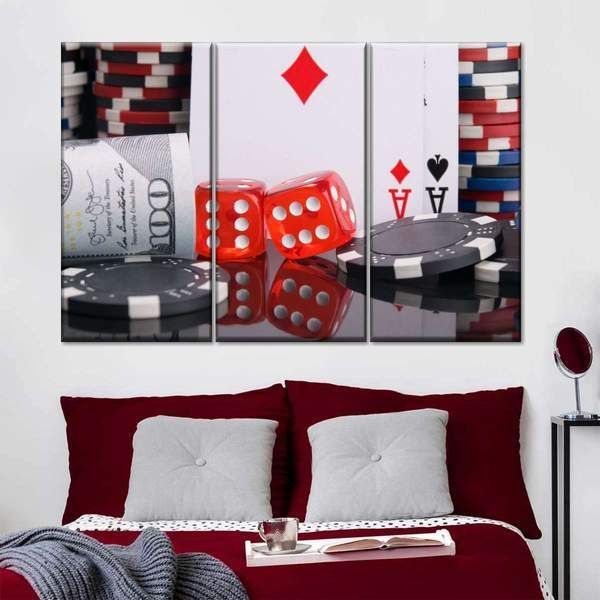Модульная картина Игральные кости 78x48 см (M3_M_126) M3_M_126 фото
