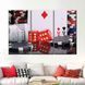 Модульная картина Игральные кости 78x48 см (M3_M_126) M3_M_126 фото 3
