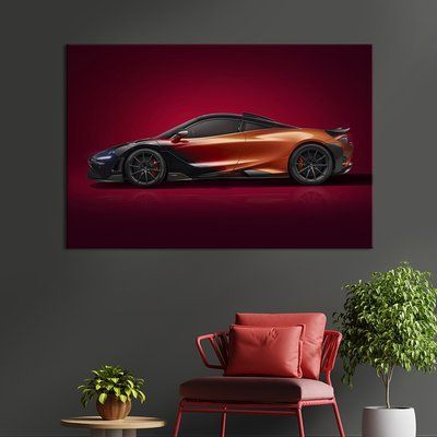 Картина машина Суперкар McLaren 765LT Strata 51x34 см (1377-1) 1377-1_M фото